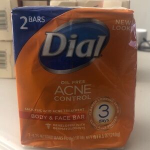 Dial Orange Acne Control Hand Soap 🧼 dented 📦 box